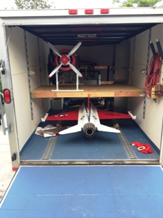 1 Bill Freeland's Trailer With Sawbones & his F-16 Jet
