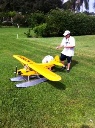 1 Greg Foushi & Pete Miller getting ready to fly my J-3 Cub